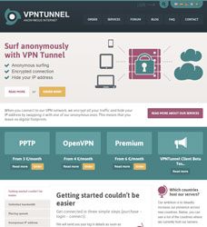 VPN Tunnel Webseite